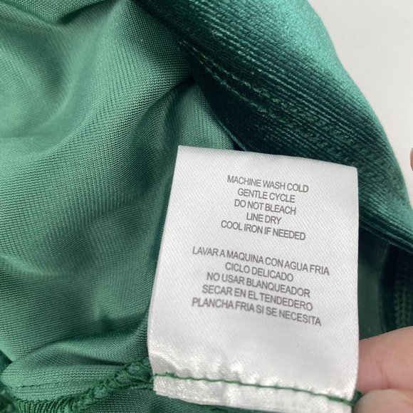 City Triangles Womens Size XXL Green Velvet Long Sleeve Tiered Dress WORN ONCE - Picture 11 of 12